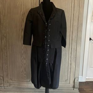 Oscar de la Renta satin trench coat